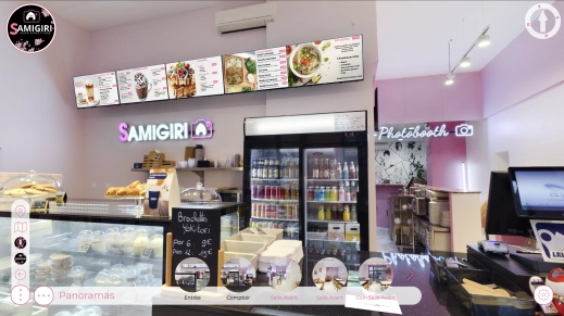 Visite virtuelle sur tablette